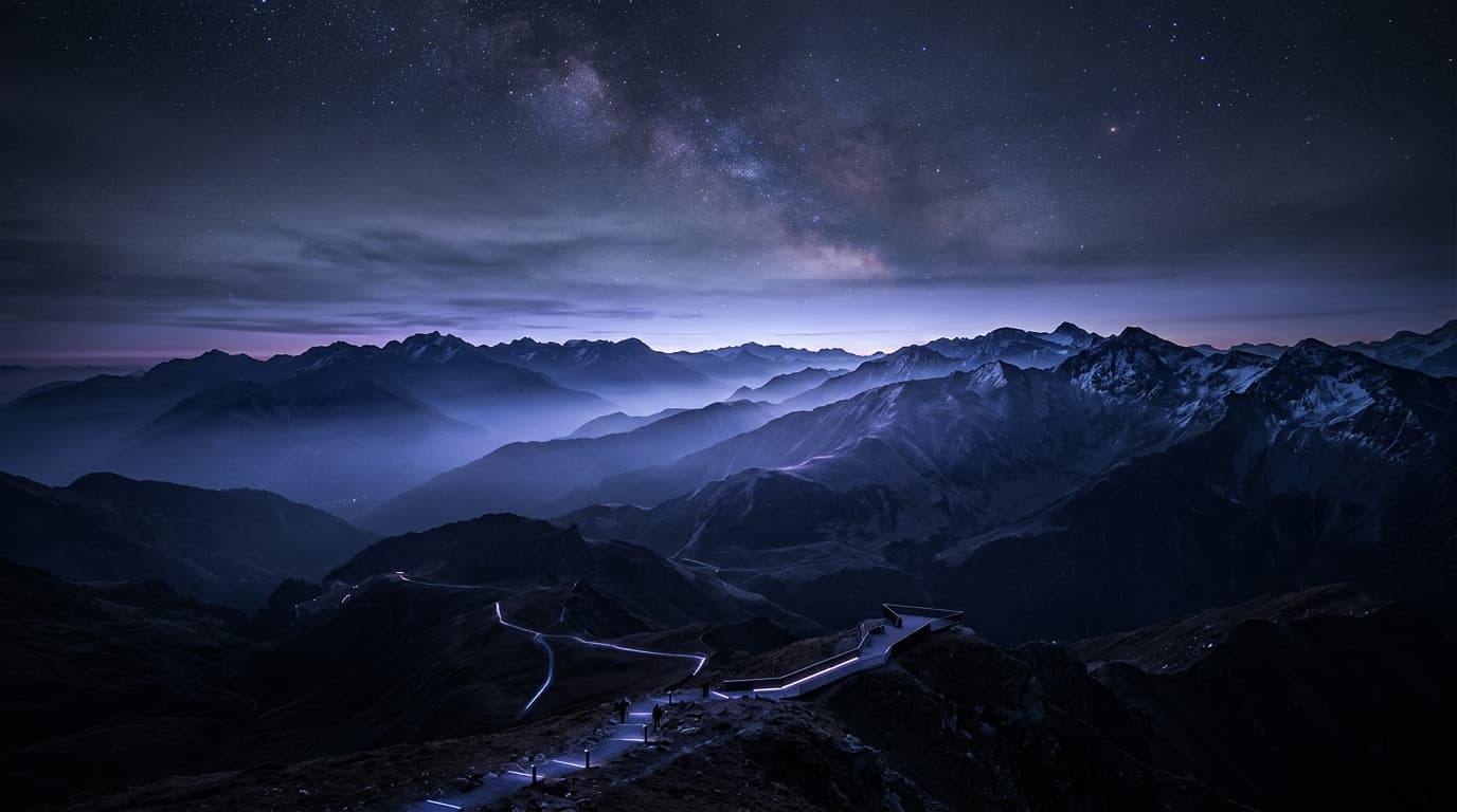 Atmospheric Landscape Background